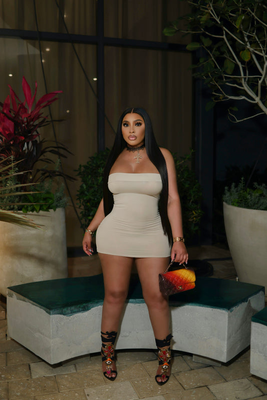Latte Tube Dress
