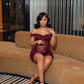 BDAY SET MAROON