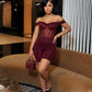 BDAY SET MAROON
